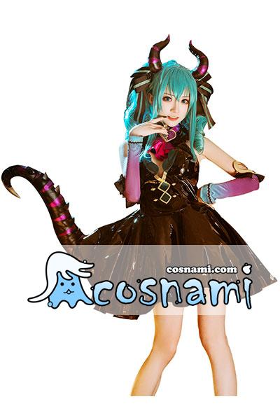 初音ミク ジャスミンテーマ中国風 チャイナドレスコスプレ ロリータ