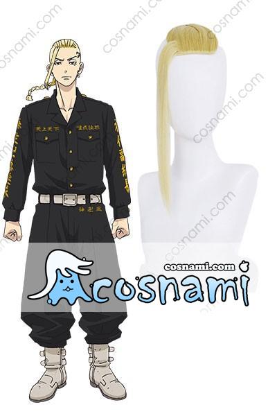 東京卍リベンジャーズ 龍宮寺堅 ドラケン かつら コスプレウィッグ 汎用 耐熱 新品 Cosplay Tvアニメ 送料無料