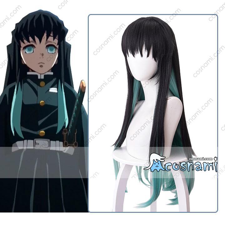 鬼滅の刃 時透無一郎 ウィッグ キメツ 柱 コスプレウィッグ 霞柱 かつら
