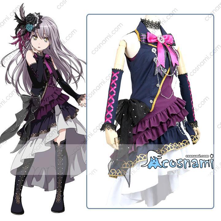 湊友希那 BLACK SHOUT コスプレ衣装 BanG Dream! Roselia コス服 送料無料